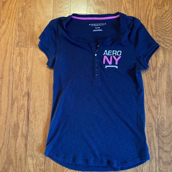 Aeropostale Ribbed Signature Top - Picture 8 of 9